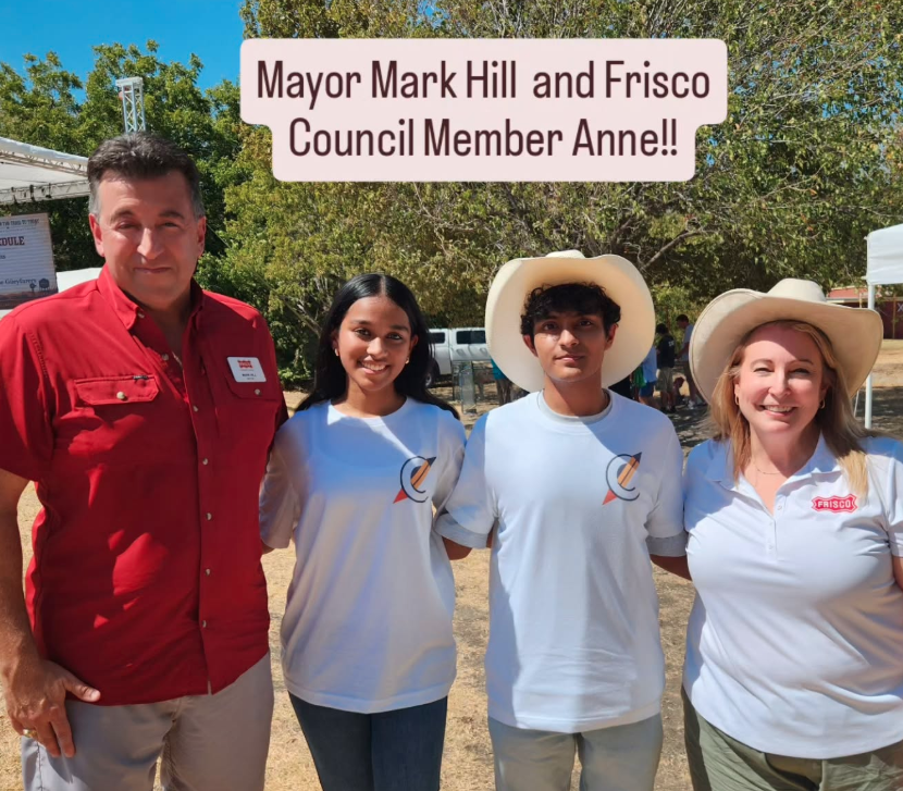 Frisco community leaders with CTC members during community outreach